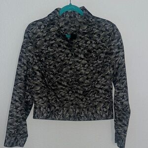 New! product army Green black camo nylon windbreaker M